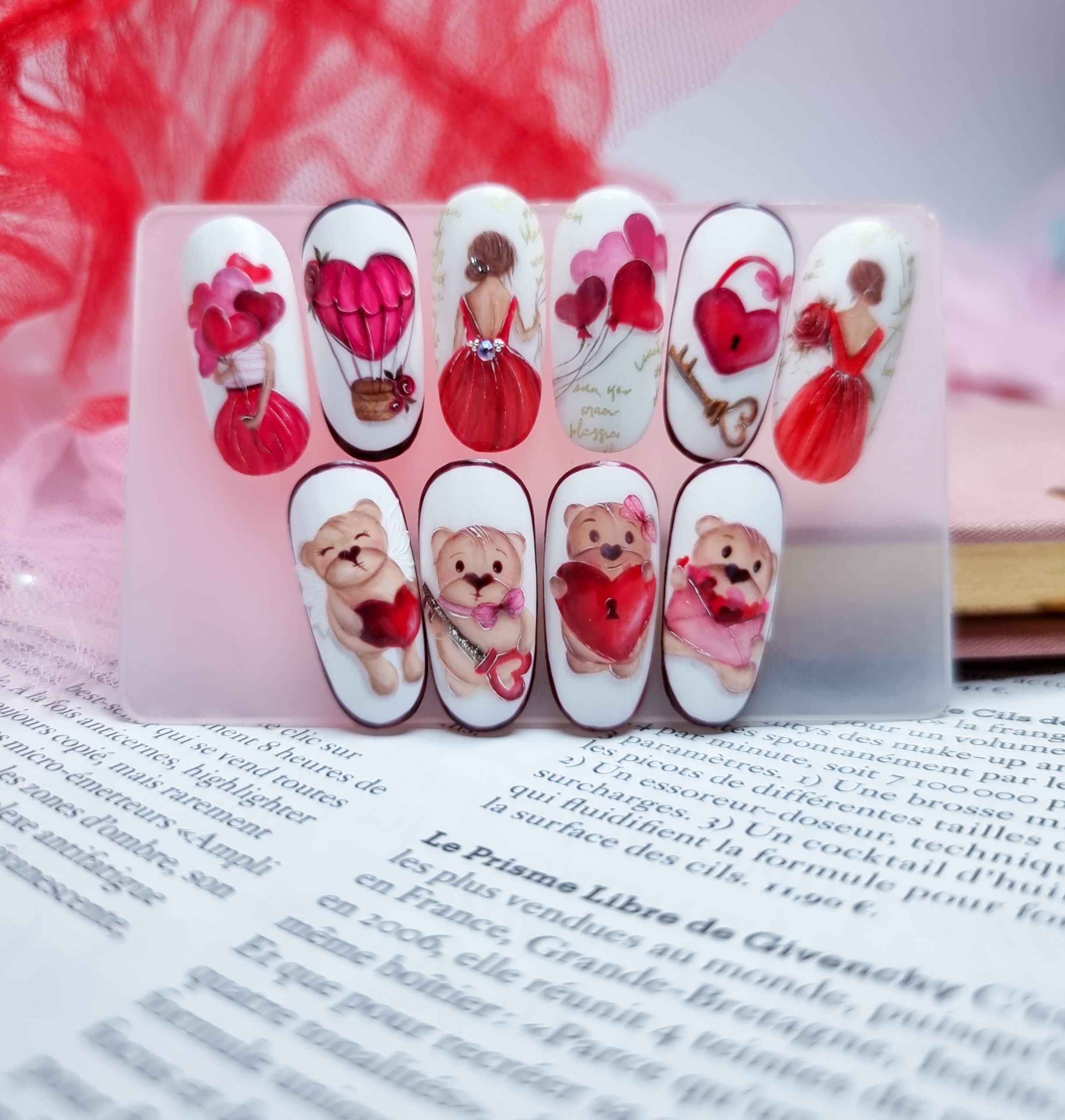 FORMATION NAIL ART – ”L’amour en rose“